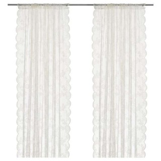 KK_Shop ผ้าม่านคู่ ม่านหน้าต่าง ม่านยาว2.50ม.Curtains1pair ( W145 H250cm.x2pcs.)