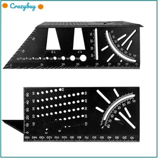 Cr ไม้บรรทัดวัดมุม 45 90 องศา อเนกประสงค์ สําหรับงานไม้