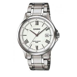 นาฬิกาข้อมือผู้ชาย สายแสตนเลส รุ่น MTP-1383D-7AVDF - สีเงิน/ขาว