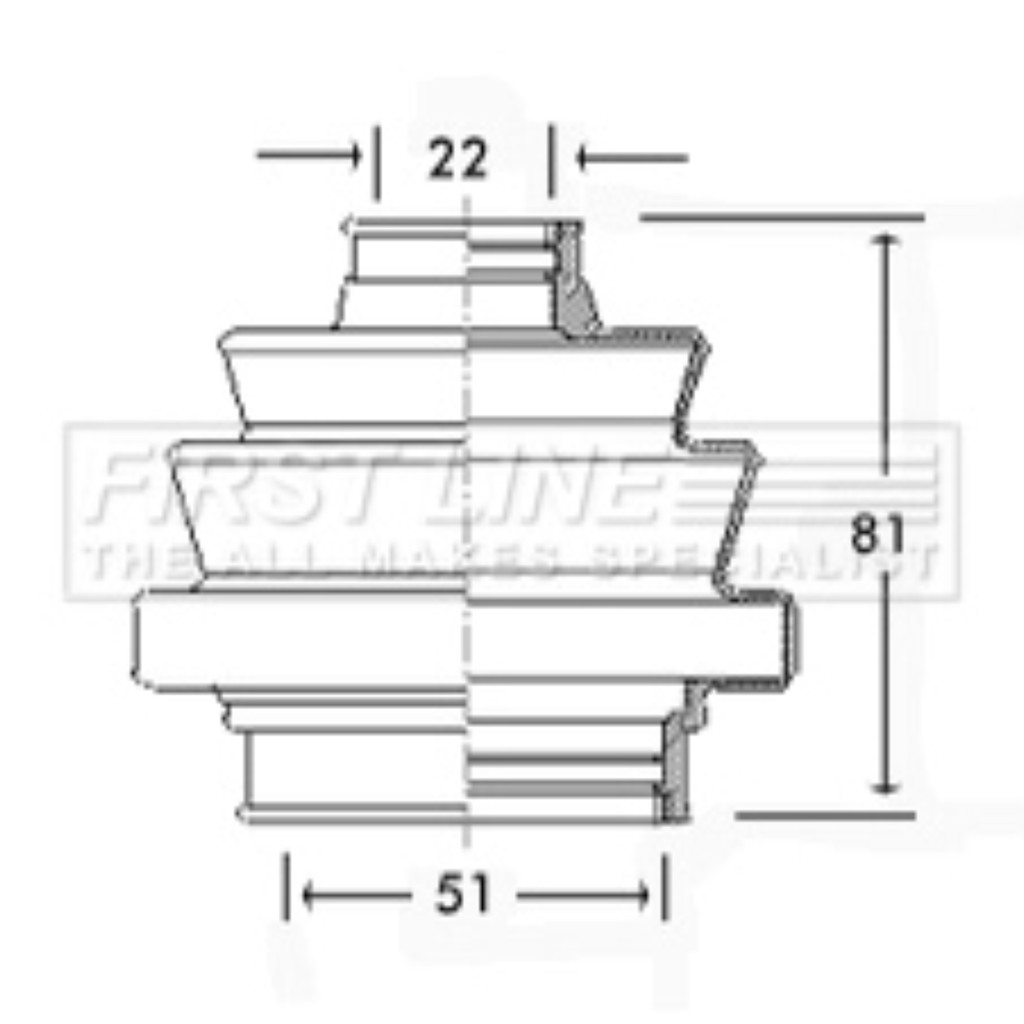 ยางกันฝุ่นเพลา-ยางหุ้มเพลา-นอก-ในbmw-3series-e21-316-1-6ปี75-80-318-1-8-ปี-75-80-318-1-8ปี75-80ปากบางเล็ก