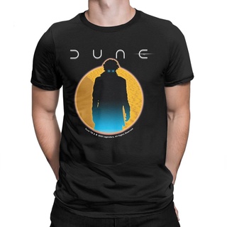 เสื้อยืดผ้าฝ้ายพรีเมี่ยม เสื้อยืดแขนสั้นลําลอง ผ้าฝ้าย ขนาดใหญ่ พิมพ์ลายภาพยนตร์วิทยาศาสตร์ Dune Frank Herbert แฟชั่นสํา