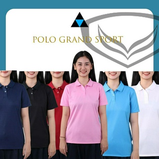 เสื้อคอปกหญิงสีล้วน แกรนด์สปอร์ต รหัส 012786 เสื้อโปโล GRAND SPORT GRANDSPORT แท้ 100%