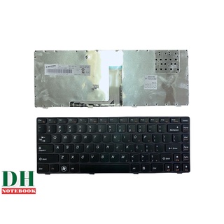 คีย์บอร์ดโน๊ตบุ๊ค keyboard  IBM Lenovo Ideapad Y480 Y480A Y480M Y480N Y480P ภาษาอังกฤษ แถมสติ๊เกอร์ไทย