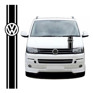 สติกเกอร์ไวนิล VW Transporter Bonnet Stripe T4 T5 T6 Camper Van สําหรับติดตกแต่งรถตู้