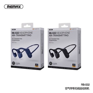 37_yy Remax หูฟังบลูทูธ Small Talk RB-S32 Headphone Air-Transmitting (แท้100%) หูฟังเกี่ยวหู หูฟังคล้องหู หูฟังไร้สาย
