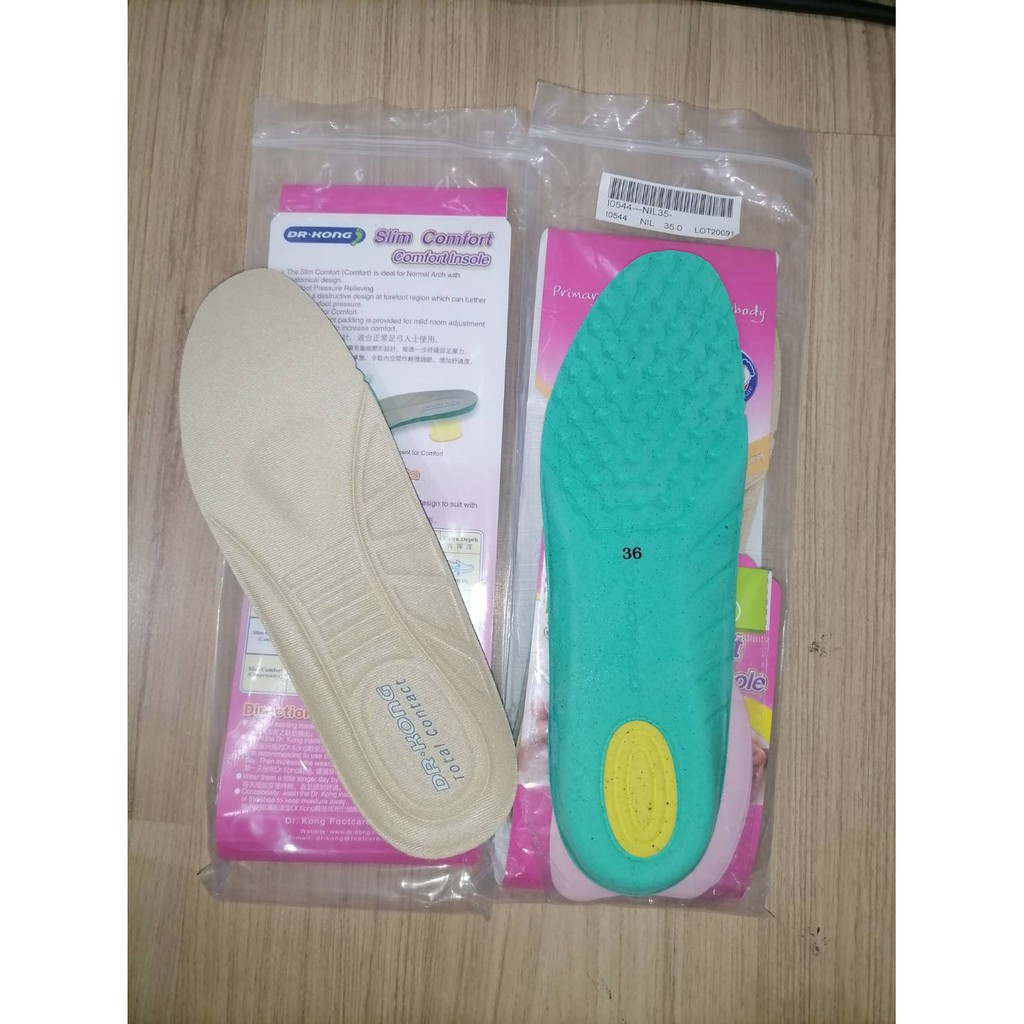 dr-kong-prohealthy-comfort-insole-แผ่นรองเท้าสำหรับรองเท้าผู้หญิง