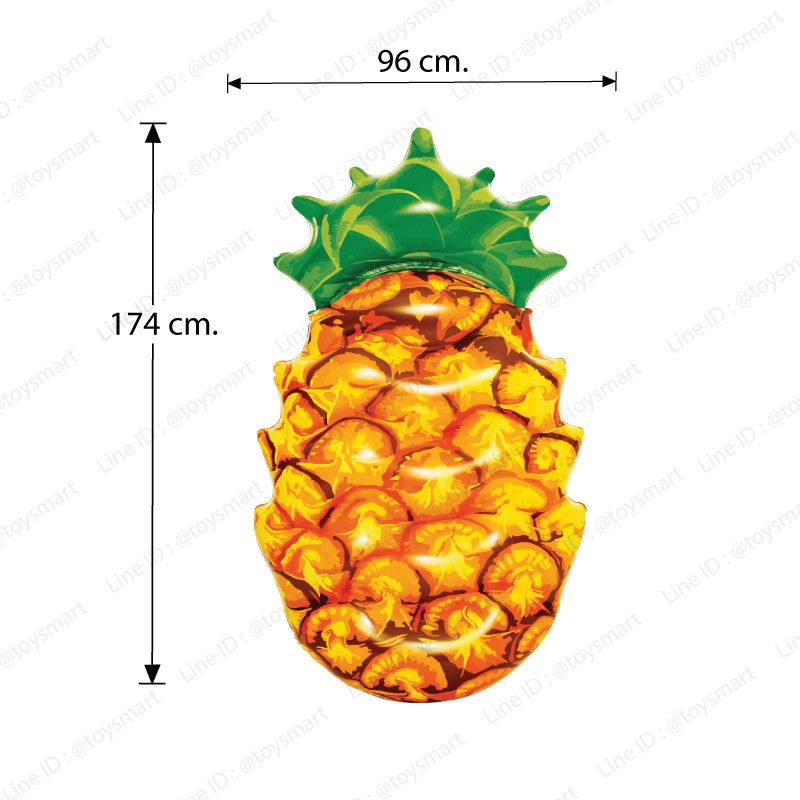 bestway-แพ-pineapple-เล่นน้ำ-ปาร์ตี้ริมสระ-toy-smart