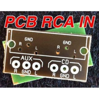 สินค้า PCB RCA IN แผ่นละ 6 บาท (แผ่นเปล่า)