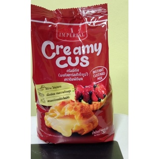 ภาพหน้าปกสินค้าโฉมใหม่!! ครีมมี่คัส CREAMY CUS (ผงคัสตาร์ดสำเร็จรูป) ตราอิมพิเรียล 750g (INSTANT CUSTARD MIX) ที่เกี่ยวข้อง