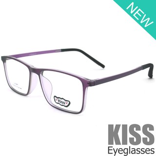 Korea แว่นตาแฟชั่น รุ่น KISS DS 9028 C-16 วัสดุ Plastic เบาและยืดหยุนได้(สำหรับตัดเลนส์)