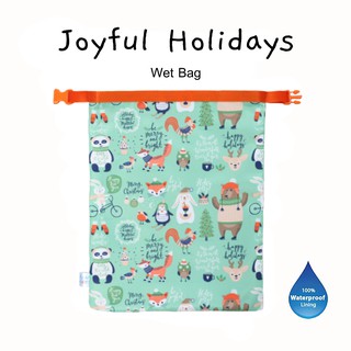 กระเป๋า รุ่น Wet bag ลาย Joyful (OrangeStr)