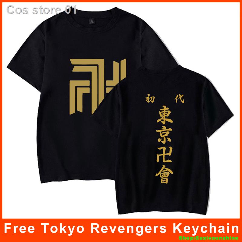 พร้อมส่งในไทยเสื้อยืดคอสเพลย์-draken-mikey-พิมพ์ลาย-anime-tokyo-revengers-สําหรับผู้ชายผู้หญิง
