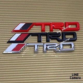 โลโก้  TRD ติดรถ Toyota ขนาด* 2.5 x 15 cm ราคาต่อชิ้น