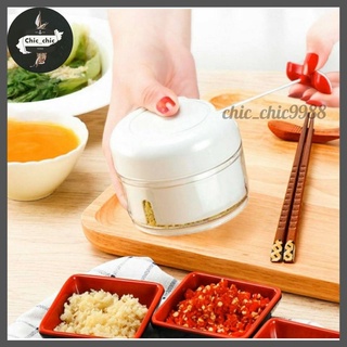 🧄🥦เครื่องบดชนิดมือดึง ปั่นเครื่องเทศ แบบมือดึง #1332