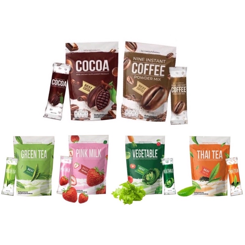 ภาพหน้าปกสินค้ากาเเฟไนท์ โกโก้ไนน์ (1ห่อ25ซอง) Nine cocoa Nine coffee ดีท็อกซ์ คุมหิว ลดน้ำหนัก ของเเทั100% พร้อมส่ง จากร้าน bestskin24 บน Shopee