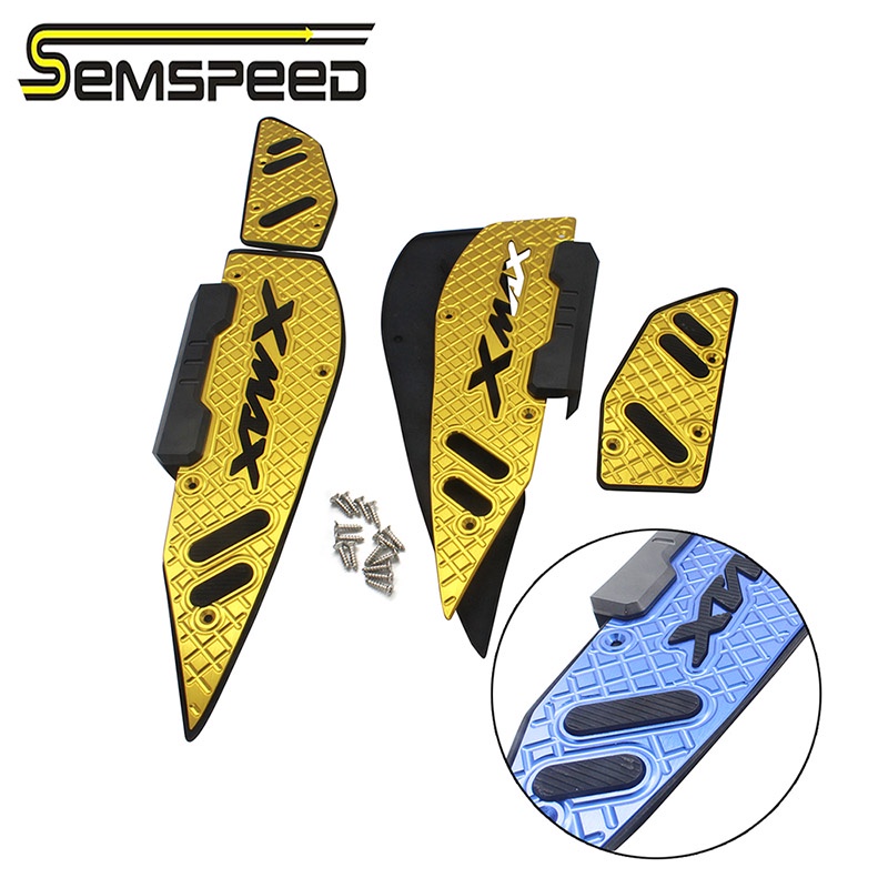 semspeed-ที่พักเท้า-ด้านหน้า-และด้านหลัง-สําหรับรถจักรยานยนต์-สกูตเตอร์-yamaha-xmax300-xmax250-xmax400-2017-2023