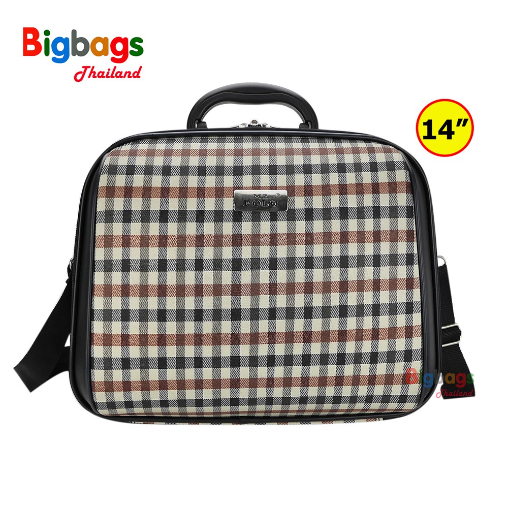 bigbagsthailand-กระเป๋าเดินทาง-กระเป๋าสะพายข้างสอดคันชัก-14-นิ้ว-travel-folding-bag-รุ่น-mz489