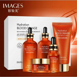 🔥 สินค้าพร้อมส่ง🔥เซรั่มส้ม BIOAQUA IMAGES HYDRATION BLOOD ORANGE 100ml.เซรั่มหน้าใส รักษาฝ้า กระ ริ้วรอย💥สนใจสั่งได้