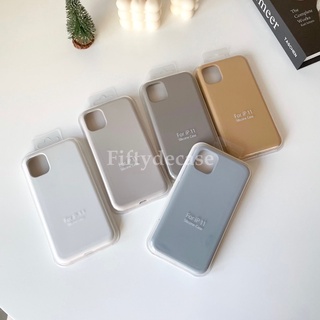 พร้อมส่ง***7-11 pro max(ปิดท้าย)เคสซิลิโคนสีพื้น ไม่มีโลโก้ โทนสีมินิมอล สีพาสเทล ด้านในเป็นกำมะหยี่ ลบรอยปากกาได้