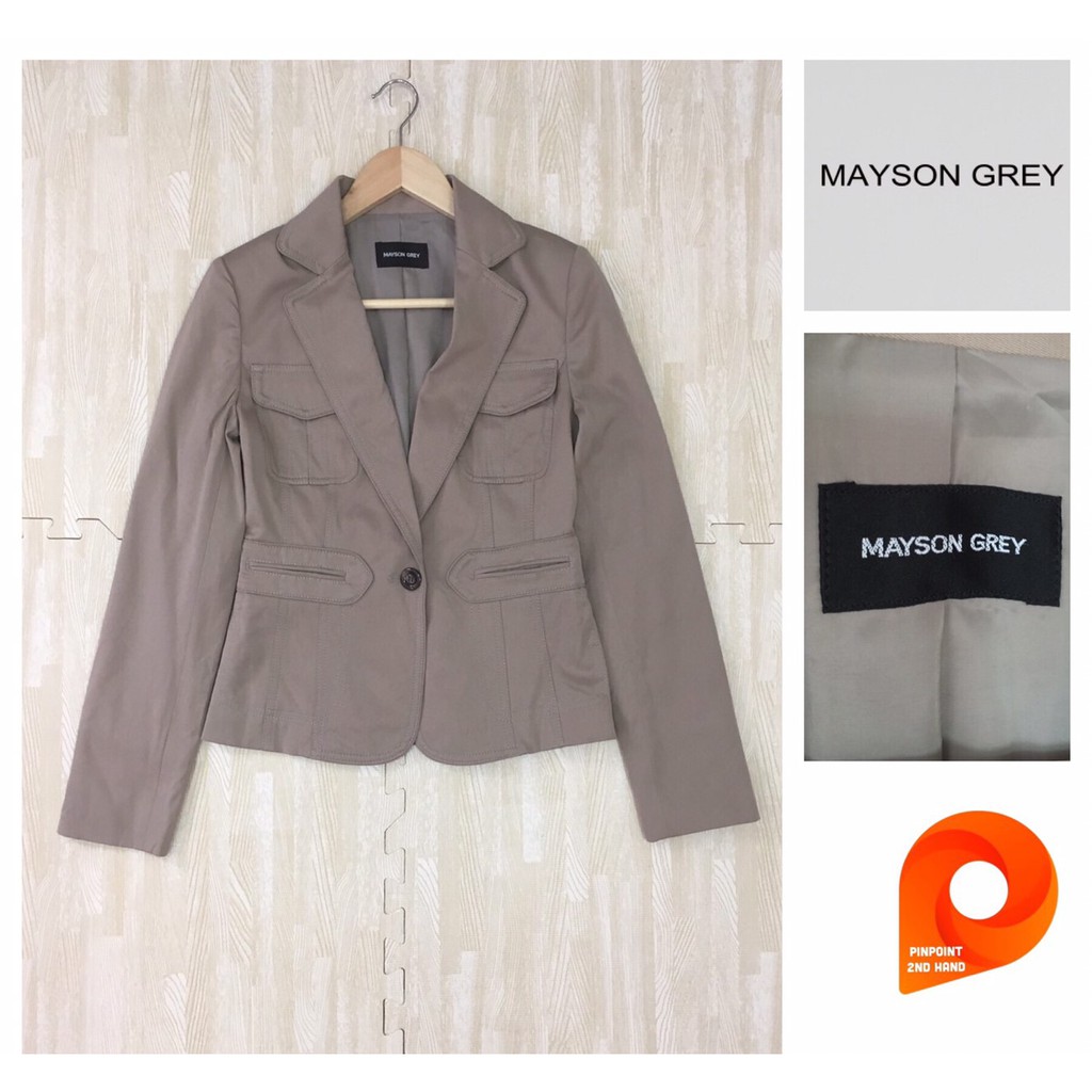 MAYSON GREY เสื้อสูทสีน้ำตาลโอวัลติน | Shopee Thailand