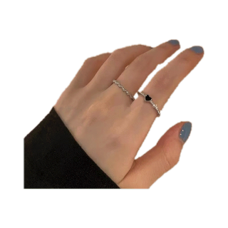 โปรโมชั่น : ร้านไทย เซ็ทละ 2 ชิ้น แหวน รูปหัวใจ รูปผีเสื้อ แหวนเงิน แหวนแฟชั่น เครื่องประดับ สำหรับผู้หญิง สไตล์เกาหลี R8