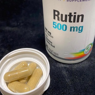 ภาพขนาดย่อของภาพหน้าปกสินค้าSolaray, Rutin, 500 mg, 90 VegCaps ลดอาการเส้นเลือดขอด ลิ่มเลือด บวมน้ำ ริดสีดวงทวาร นำเข้าจากอเมริกา % จากร้าน d999d บน Shopee ภาพที่ 5