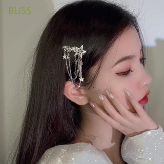 BLISS Temperament Hair Clips Girls Hair Accessories Star Hairpins Women Cute Fashion Tassel Five-pointed Headwear/Multicolor