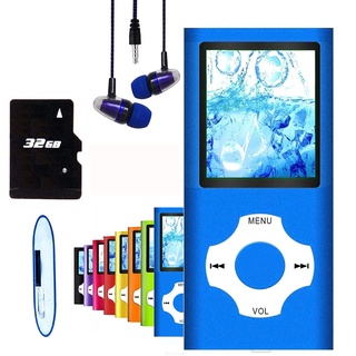 1.8 Inch 32GB Mp3 MP4 Player Music Playing with FM Radio Video Player E-book Player 32GB MP3