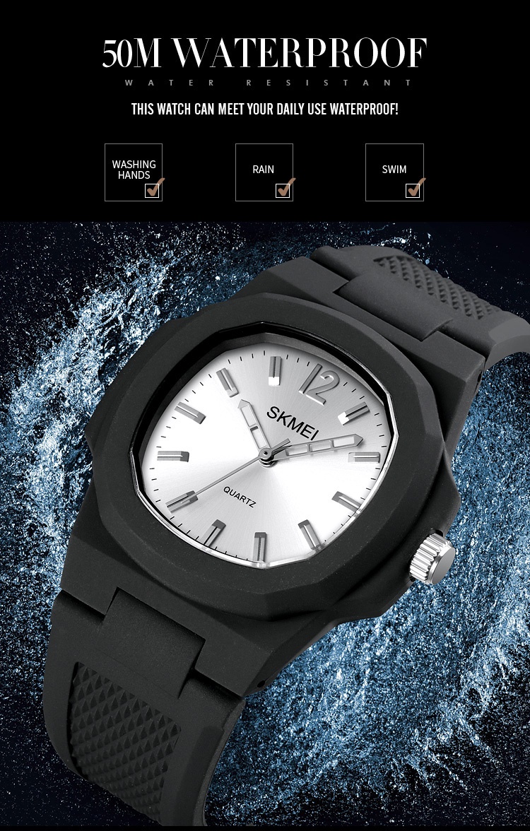 ภาพประกอบของ SKMEI นาฬิกาข้อมืออะนาล็อก สายซิลิโคน แฟชั่นสําหรับผู้ชาย