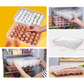 กล่องใส่ไข่ ถาดใส่ไข่ เก็บไข่ได้ 24 ฟอง ใส่ตู้เย็น
