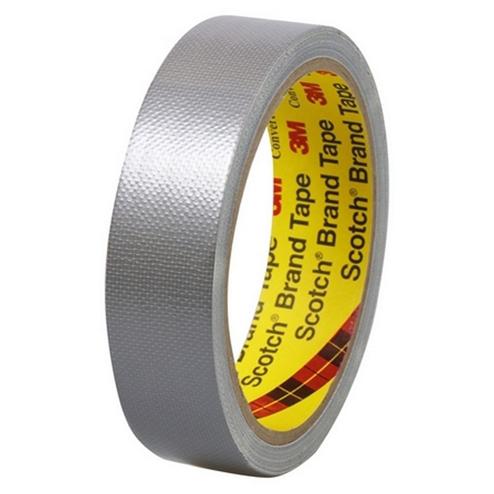 adhesive-tape-utility-duct-tape-3m-24mmx8y-gray-stationary-equipment-home-use-เทปกาว-อุปกรณ์-เทปผ้ามันเงา-3m-24-mmx8y-สี