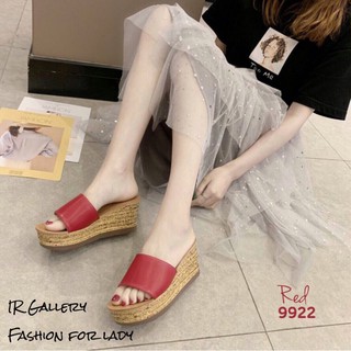 9922 รองเท้าเตารีดลำลองหนังนิ่มแบบสวม