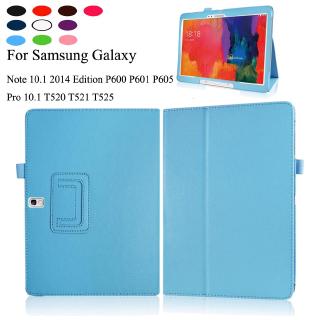 เคสหนัง pu สำหรับ Samsung Galaxy Note 10.1 SM-P600 SM-P601 2014