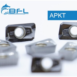 เม็ดมีด INSERT APKT1604PDER / APKT1135PDER Carbide Insert สำหรับงานอะลูมิเนียม 10pcs/box