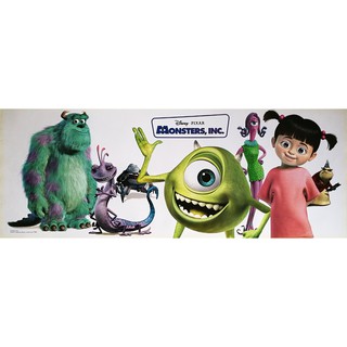 โปสเตอร์ หนัง การ์ตูน บริษัทรับจ้างหลอน (ไม่) จำกัด Monsters, Inc. 2001 POSTER 15”x39” Inch Disney Pixar Monsters Inc