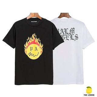 ภาพหน้าปกสินค้า【Lemon】เสื้อยืด Palm angels ภาษาสันสกฤต ใส่ได้ทั้งชายและหญิง [Limited Edition] ที่เกี่ยวข้อง