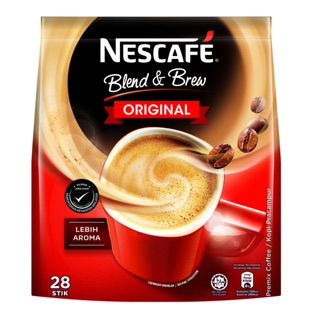 Nescafé blend&amp;brew  original เนสกาแฟ3in1 ห่อแดง 28ซอง