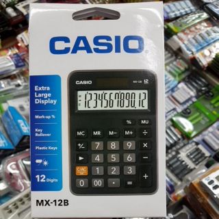 สินค้า Casio MX-12B เครื่องคิดเลขตั้งโต๊ะ 12หลัก ของใหม่ ของแท้รับประกัน2ปีจากCMG
