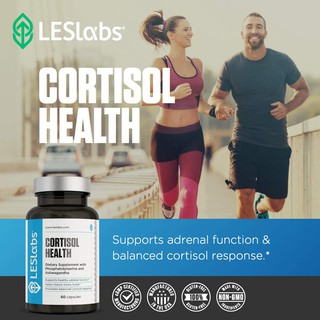 ภาพขนาดย่อของภาพหน้าปกสินค้าCortisol Health 1 กระปุก ลดอาการเครียด ปรับสมดุลฮอร์โมนคอร์ติซอลในต่อมหมวกไต จากร้าน leslabs_thailand บน Shopee ภาพที่ 4