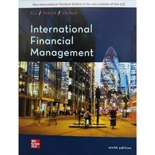 Chulabook(ศูนย์หนังสือจุฬาฯ)C323 หนังสือINTERNATIONAL FINANCIAL MANAGEMENT (ISE)