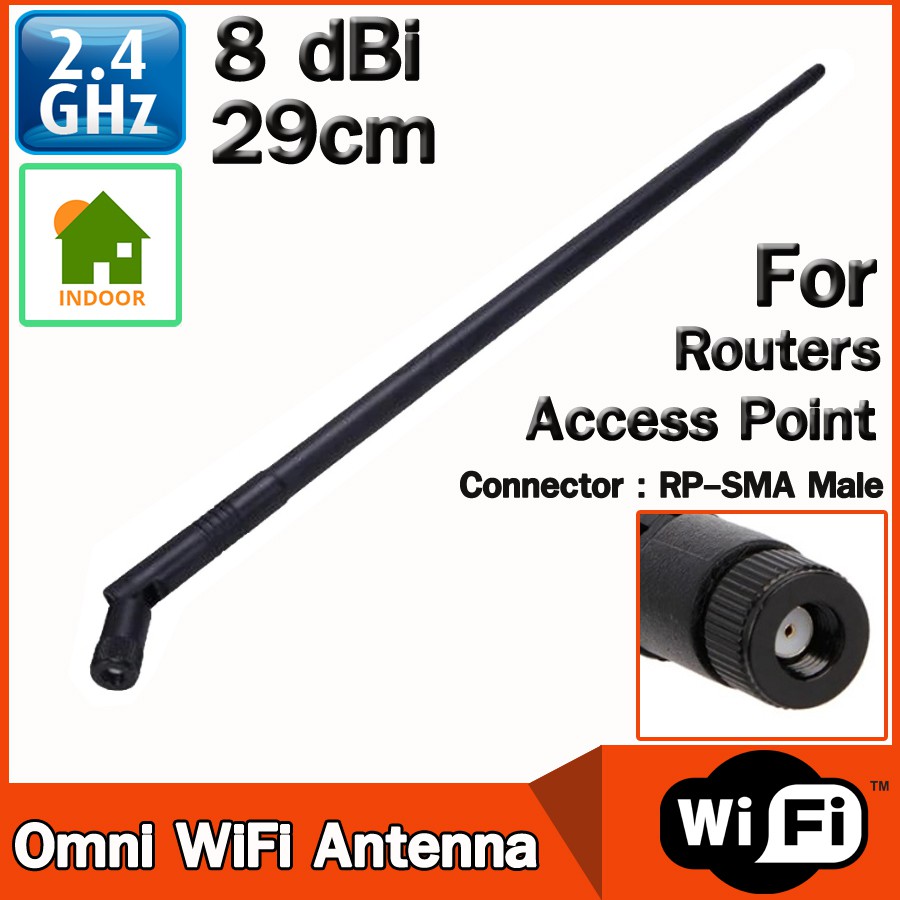 เสาอากาศ-omni-เสาแบบรอบทิศทาง-แบบภายในอาคาร-ความถี่-2-4ghz-หัวต่อ-rp-sma-สำหรับ-wireless-network-routers-access