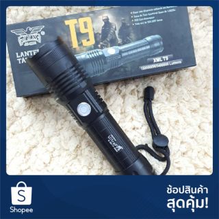 [ สว่างวิบวับวิบวับ 🔦 ]  ไฟฉาย SL8891-T9 5800W  ระดับไฟ 5 เสต็ป  เสียบชาร์จในตัว