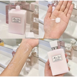 🌸Miss dior body milk 200 ml บอดี้มิลค์ หรือ บอดี้โลชั่น ที่ช่วยคืนความนุ่มชุ่มชื่นให้ผิวกาย🌸