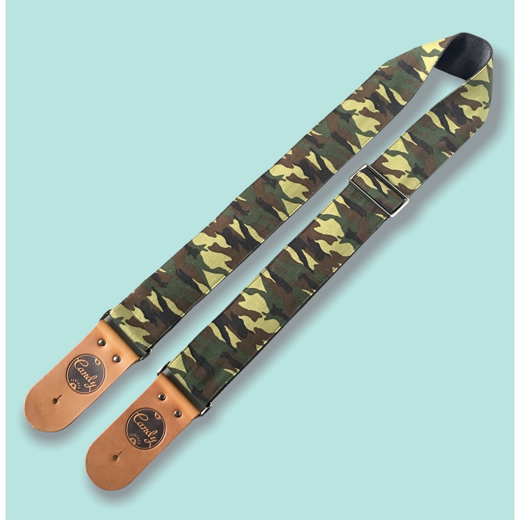 สายกีต้า-ลายทหาร-green-camo-flag-guitar-strap