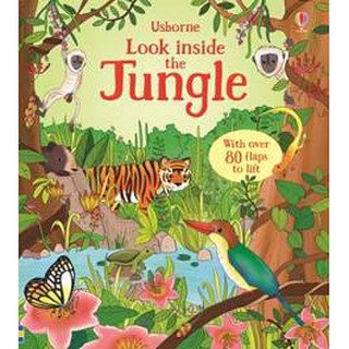 DKTODAY หนังสือ USBORNE LOOK INSIDE JUNGLE (AGE 5+)