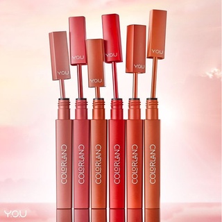 Y.O.U Colorland Powder Mousse Lip Stain วาย โอ ยู ลิปสติก เนื้อมูส บางเบา ไม่หนักปาก ติดทนตลอดวัน