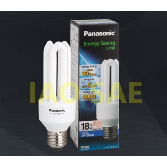 หลอดไฟ-18w-หลอดตะเกียบ-panasonic-energy-saving-lamp-18w