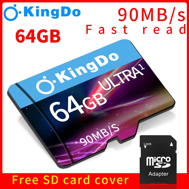 sd-card-kingdo-micro-sd-sdhc-32gb-64gb-128gb-การ์ดหน่วยความจำ-class-10-การ์ด-sd