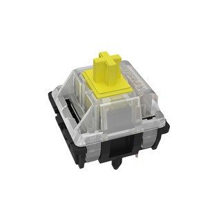 ราคา[Lubed] [Linear] Gateron Optical Yellow SWITCHES สวิทช์สำหรับ Optical Keyboards