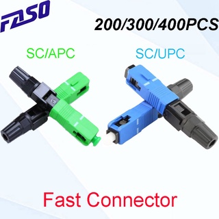 Free Shipping 60mm SC APC/UPC SM Single-Mode Optical Connector SX Fiber Optic Quick Connector  FTTH Optic Fast Connector